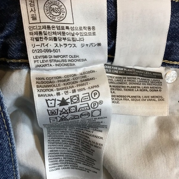 Levi’s W29 (US 8/9) Low Pro Straight Women’s Jeans Distressed A0964-0006 - Picture 10 of 12